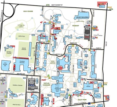 Uncg Campus Map