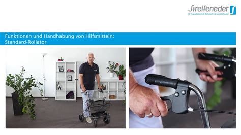 Rollator Mfu Funktionen Und Handhabung Von Hilfsmitteln Youtube