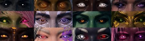 Demon Eyes Eye Color Collection At Baldurs Gate 3 Nexus Mods And