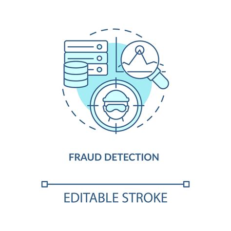 Fraud Detection Turquoise Concept Icon Ai And Data Science Solution