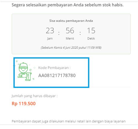 Cara Melakukan Pembayaran Tokopedia Di Alfamart