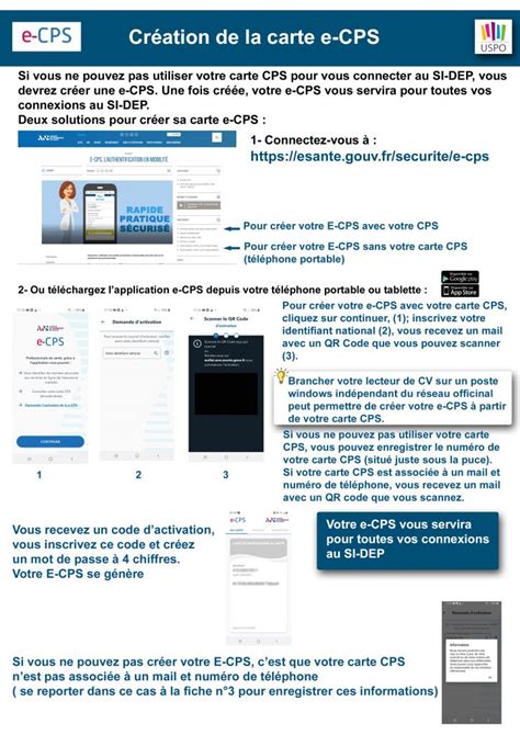 E Cps Activer Votre Carte E Cps Uspo Bretagne