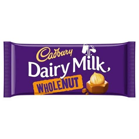 Barre Chocolat E Lait Laitier Cadbury Noix Enti Re G Eur