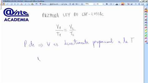 Primera Ley De Gay Lussac Fisica Y Quimica 4º Eso Ainte Youtube