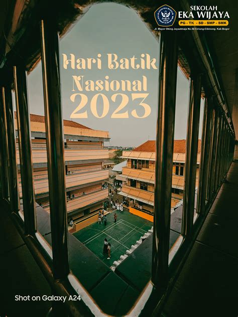 Hari Batik Nasional 2023 Sekolah Eka Wijaya Cibinong