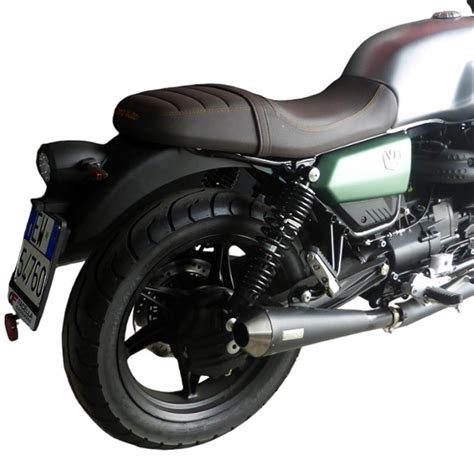 Terminali Mass Tromb Inox Moto Guzzi V Satinati Omologati Senza