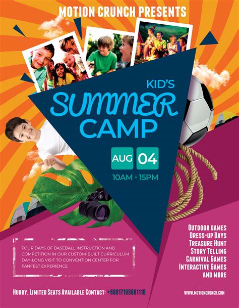 Summer Camp Flyer On Behance