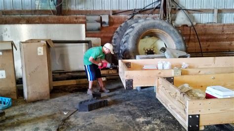 Deppe Bros. Cattle Company: Building Feed Bunks on a rainy day