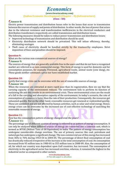 Ncert Solutions For Class Indian Economic Development Chapter