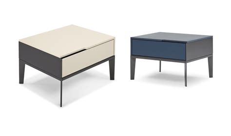 Mondrian Bedside Table With Drawers By Natuzzi Italia Design Claudio