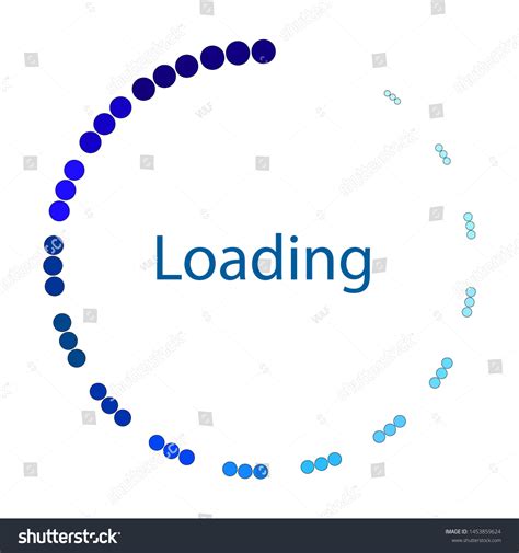 Vector Progress Loading Bar Loading Icon Stock Vector Royalty Free