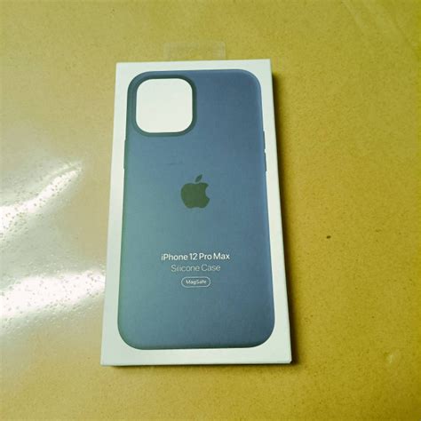 Apple Iphone 12 Pro Max Silicone Case Magsafe 原廠 海軍藍色 沃客 沃客小鋪