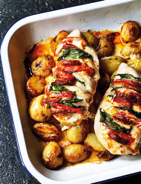 Cheesy chorizo chicken recipe | Sainsbury`s Magazine