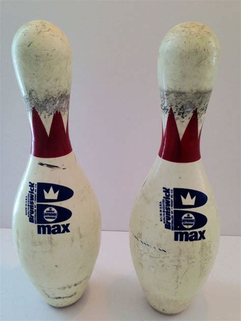 Vintage Brunswick Bowling Pins Max