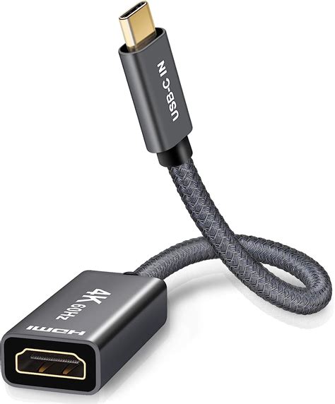 BASESAILOR Adaptateur USB C vers HDMI Convertisseur USB C Mâle vers