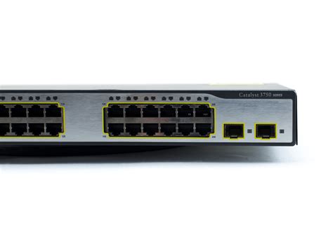 WS C3750 24TS E Switch Cisco Catalyst 3750 SFP Network Devices