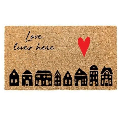 Zerbino Cocco Pvc Love Lives Here Cm X Xtra