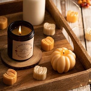 Pumpkin Spice Soy Wax Candle Halloween Candle Gift Autumn Home