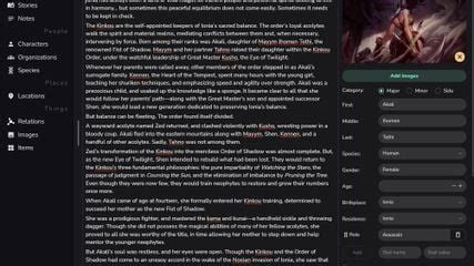 Lore Forge: The only app you'll need to write your novels and build ...