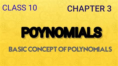 Basic Concept Of Polynomials Youtube