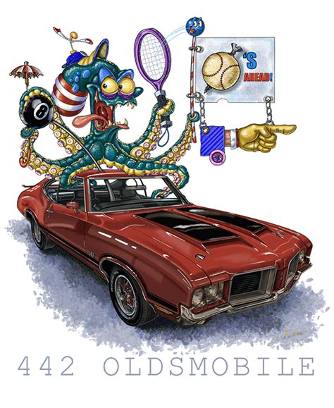 442 Oldsmobile on Behance