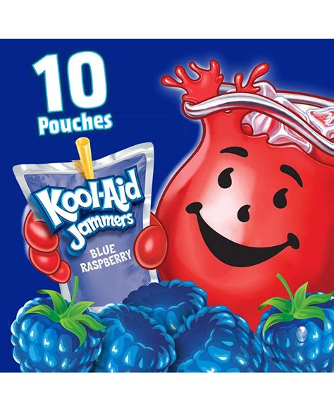 Kool Aid Jammers Blue Raspberry 180ml Pack Of 10