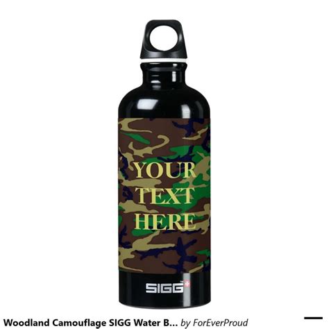 Woodland Camouflage SIGG Water Bottle SIGG Traveler 0.6L Water Bottle ...