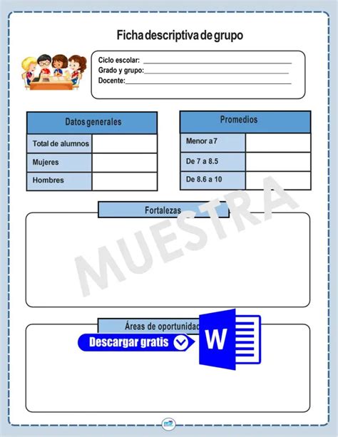 Formatos De Ficha Descriptiva Del Alumno Y Grupo Primaria 96045 Hot Sex Picture