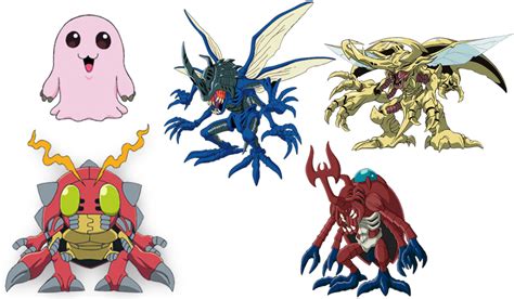 Tentomon S Forms Digimon Adventure By L Dawg211 On Deviantart