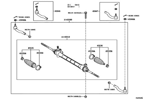 Front Steering Gear Link For 2006 2016 Toyota ESTIMA EMINA LUCIDA