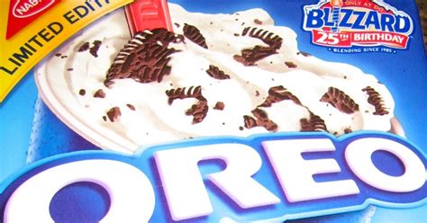 Crave Shiny New Product Review Oreo Dairy Queen Blizzard Creme