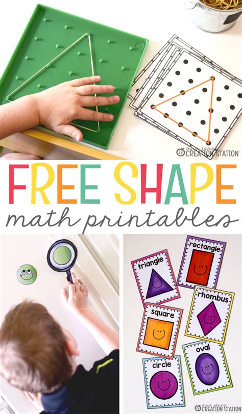 Shape activities and printables for little learners – Artofit