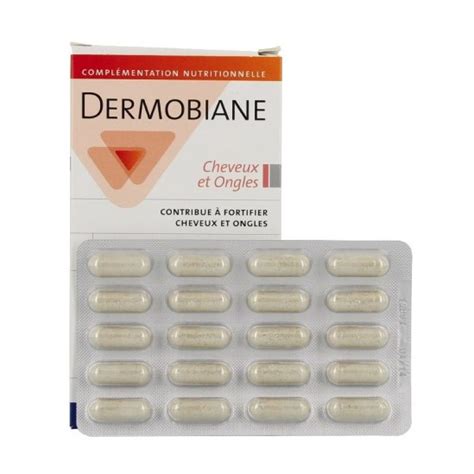 Dermobiane Cheveux et Ongles 40 Gélules Nom de la Pharmacie en