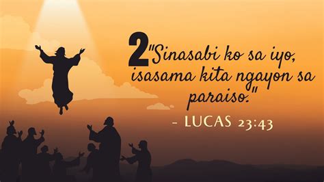 Sinasabi Ko Sa Iyo Isasama Kita Ngayon Sa Paraiso Lucas