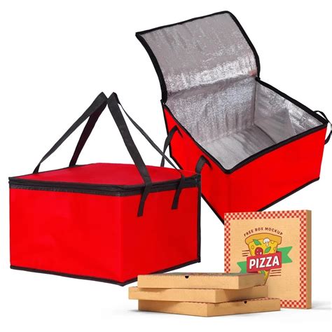 Insulated Pizza Food Delivery Bags Professional Warmer Carrier Pizza