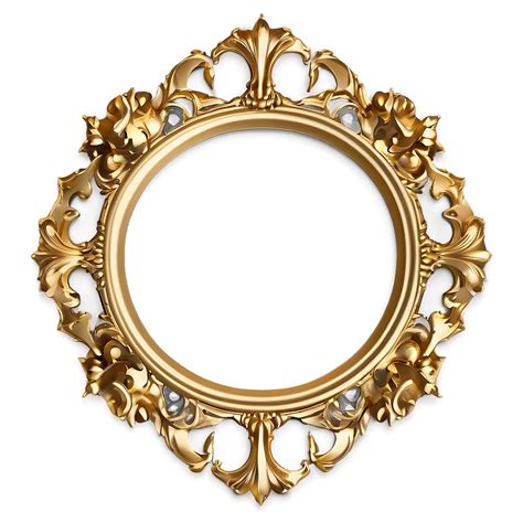 Gold Circle Frame Png Images 100