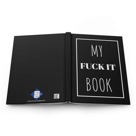 Hardcover Fuck It Journal Funny Saying Notebook Sarcastic Journal Fuck It Book Humorous