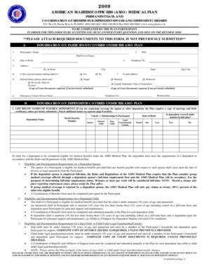 Fillable Online Coordination Of Benefits For Dependent Spouse And