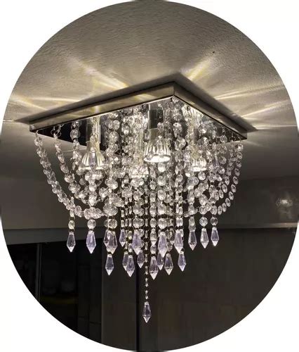 Lustre De Cristal Acr Lico X Vai Montado Sala Quarto Parcelamento