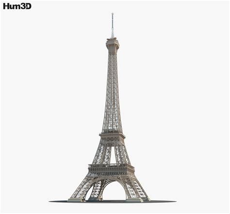 Eiffel Tower 3D model - Architecture on Hum3D