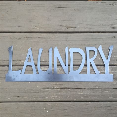 Custom Metal Sign Laundry Room Metal Wall Decor Metal Custom