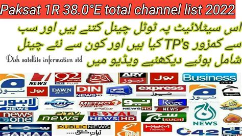 Paksat 1R 38 0E Satellite Total Channel List 2022 Some New Channel Add