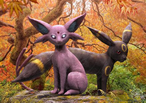 Artstation Espeon And Umbreon