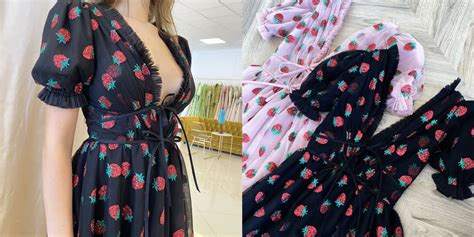 Tiktoks Viral Strawberry Dress Is Now Available In Black And Its An E Girl Dream