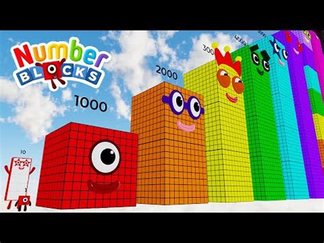 Numberblocks Comparison 1 To 20 000 BIGGEST Numberblocks Ever YouTube