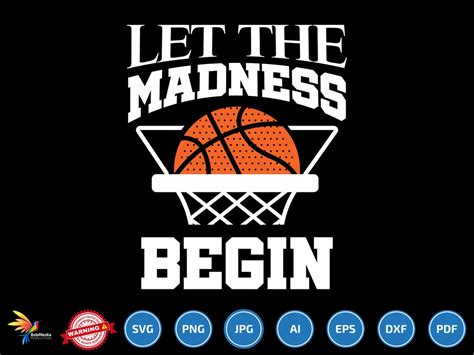 Let The Madness Begin Svg Miracles Happen In March Svg March School