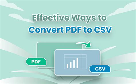 Methods To Convert Pdf To Csv Desktop Free Online