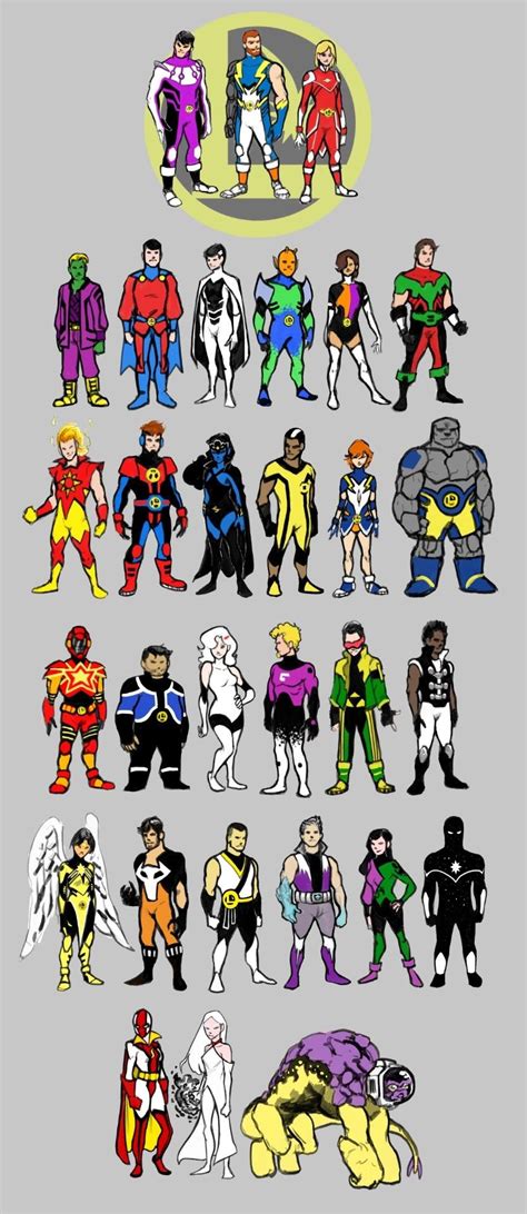 [Fan Art] Some old Legion of Superheroes sketches I did (before I heard ...