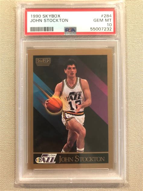 John Stockton 1990 SkyBox Base Price Guide Sports Card Investor