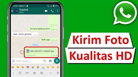 Cara Mengirim Foto Whatsapp Dengan Kualitas Hd Youtube